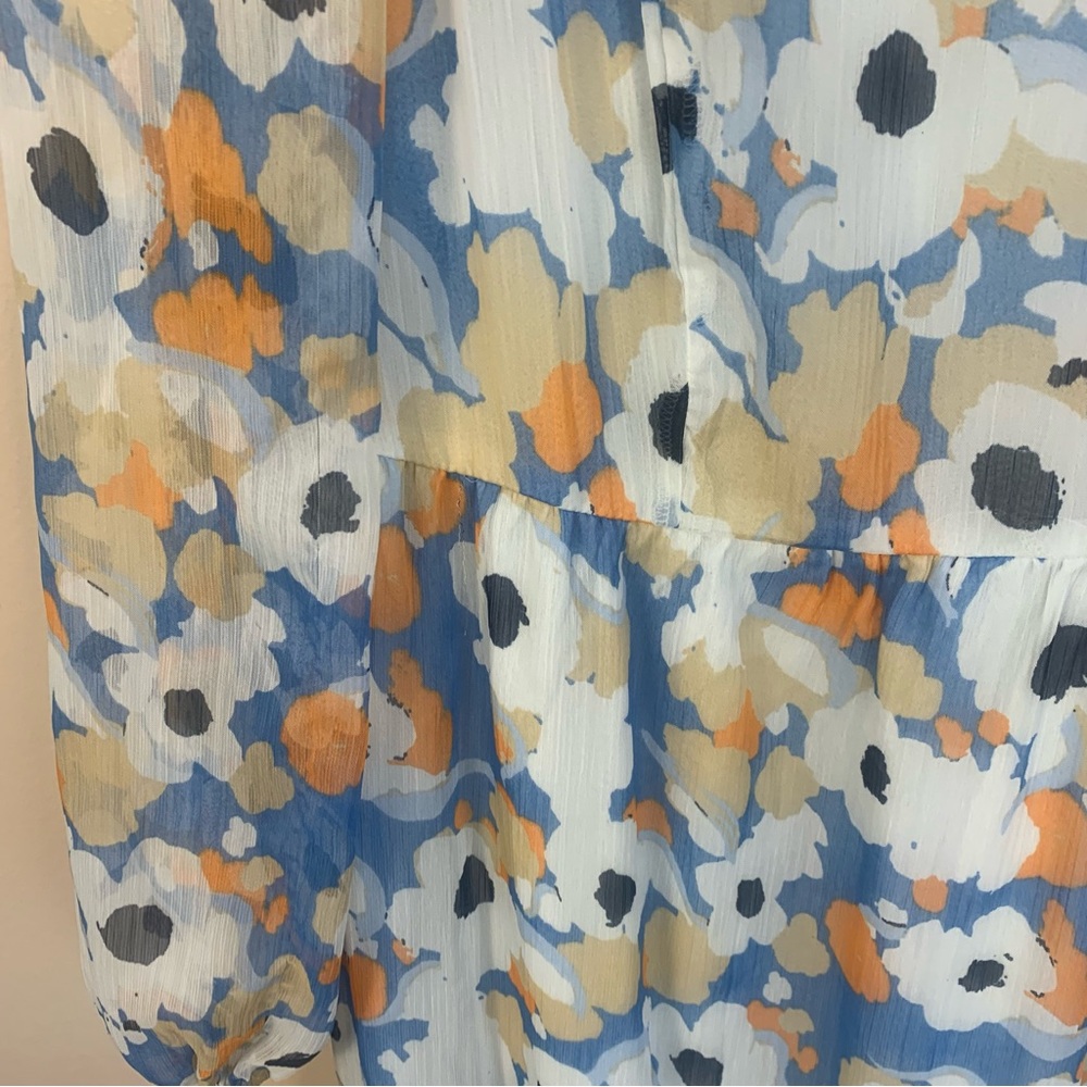Joie Limited Edition Floral Fields Tiered Chiffon Maxi Dress - Picture 15 of 15